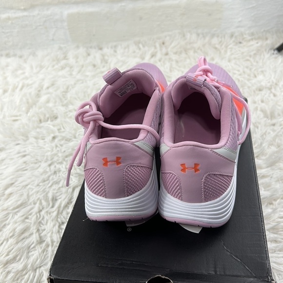 Under Armour Women's Breathe Lace NM2 Sneaker, Pink Fog/Gray Flux - Picture 3 of 8